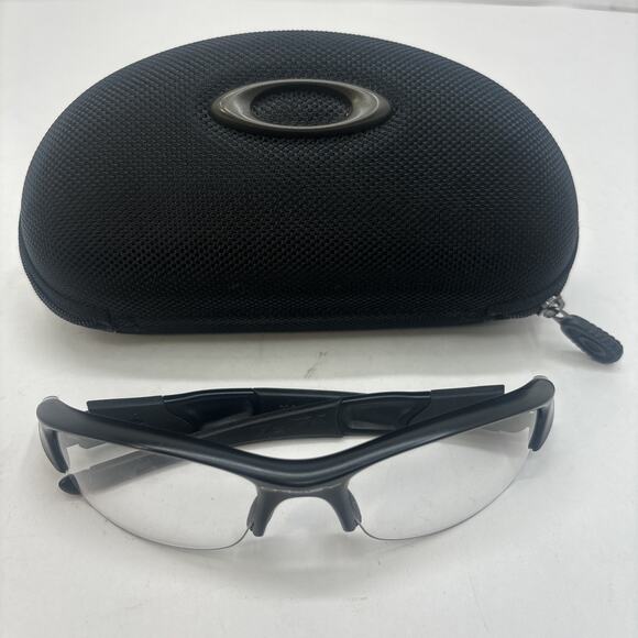 Oakley FLAK JACKET 1.0 XLJ Sunglasses Safety Clear & Sun Lenses w Case USA READ - Picture 2 of 6